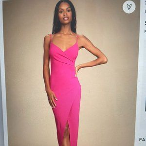 Lulu's Sweetest Admirer Magenta Maxi Dress - Mage… - image 1